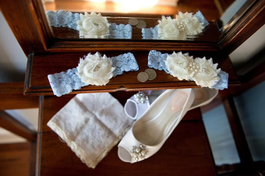 Light Blue Wedding Garter