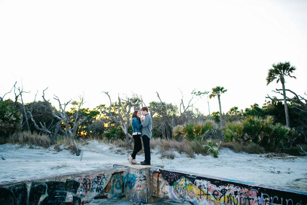 Beach Engagement by Sara Bee Photography