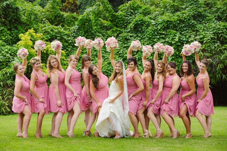 Vintage Pink Charleston Wedding at Magnolia Plantation