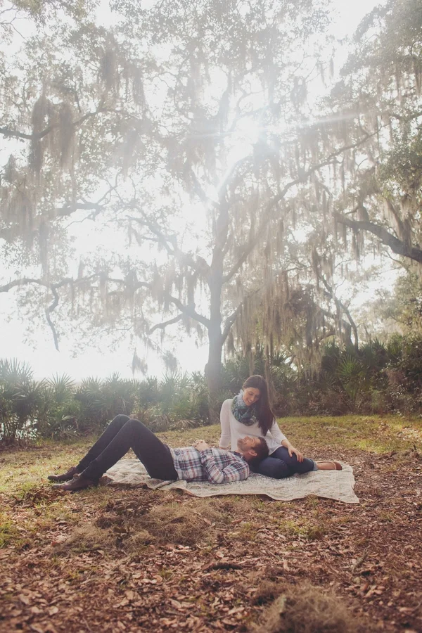 Coastal wedding Engagement in the Lowcountry