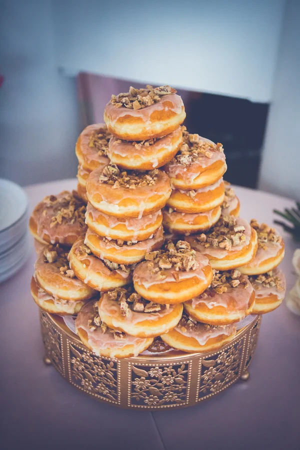 Charleston Wedding Doughnut Cake
