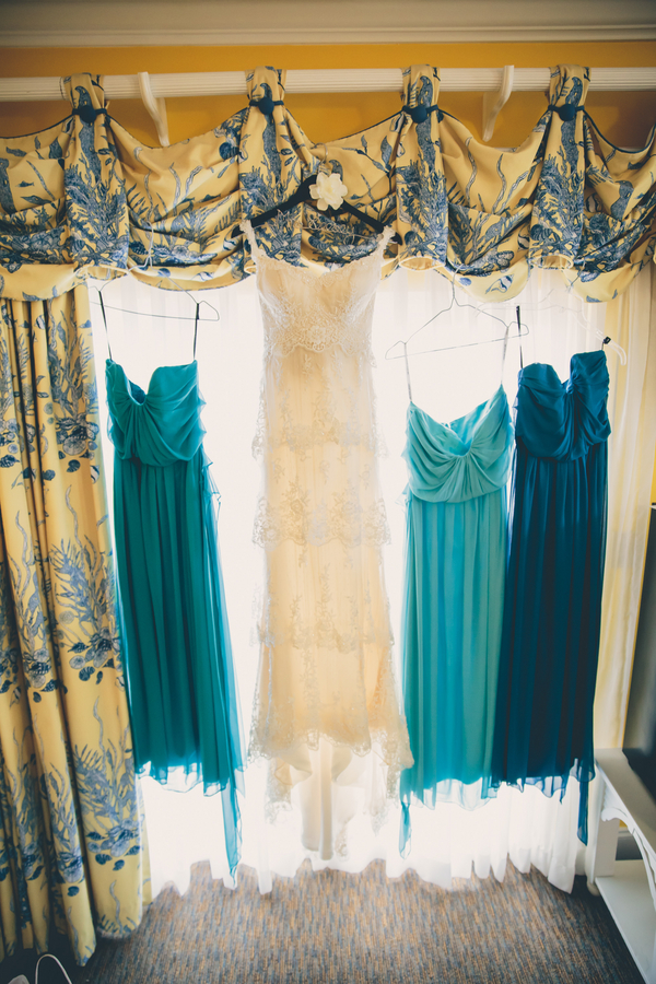 Blue Bridesmaids Dresses