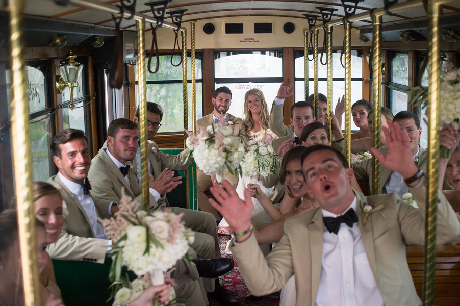 Charleston Wedding Trolley Ride by Absolutely Charleston