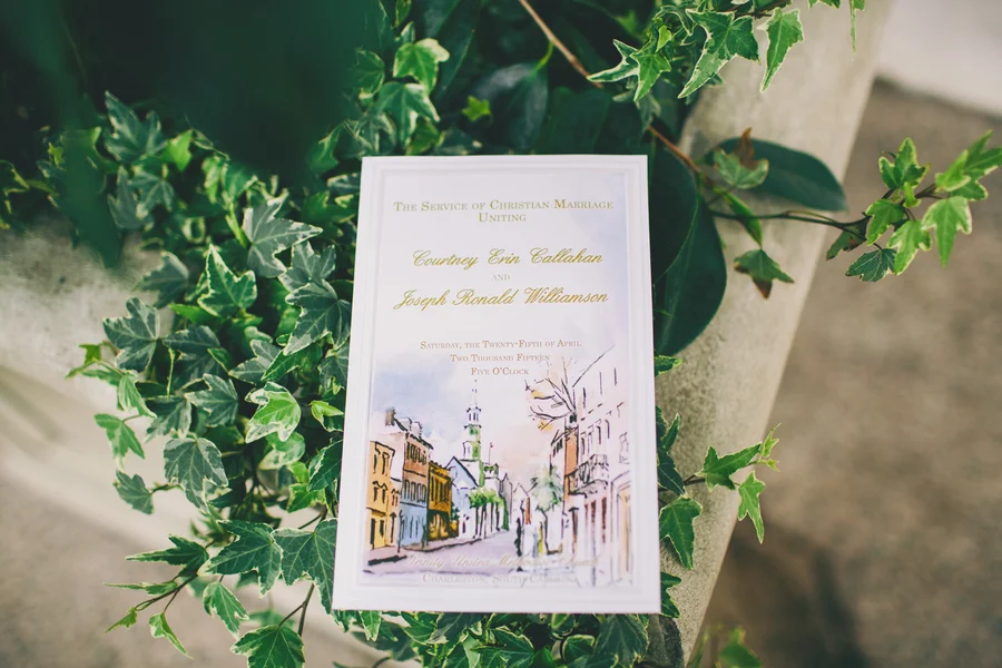 Charleston Wedding Programs