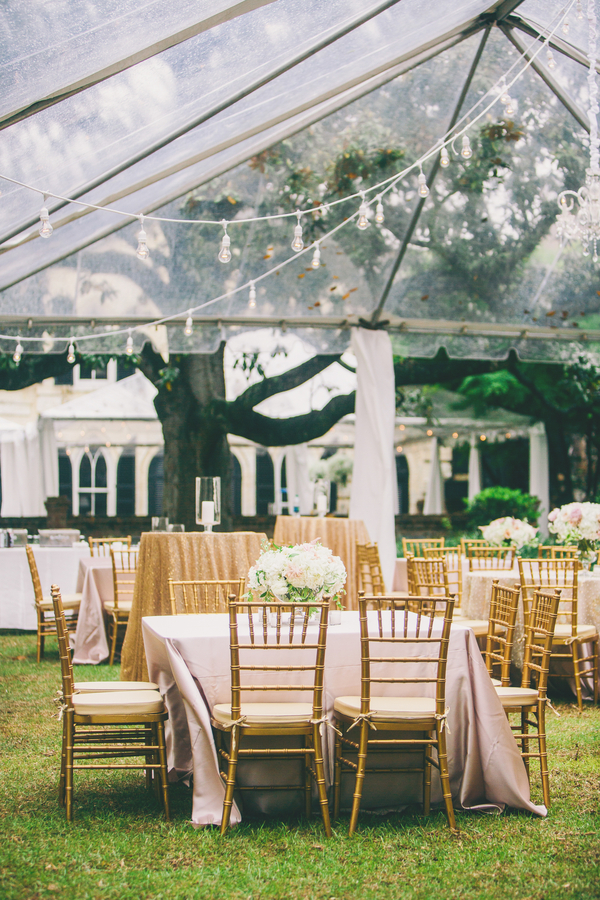 Pink & Gold William Aiken House Wedding