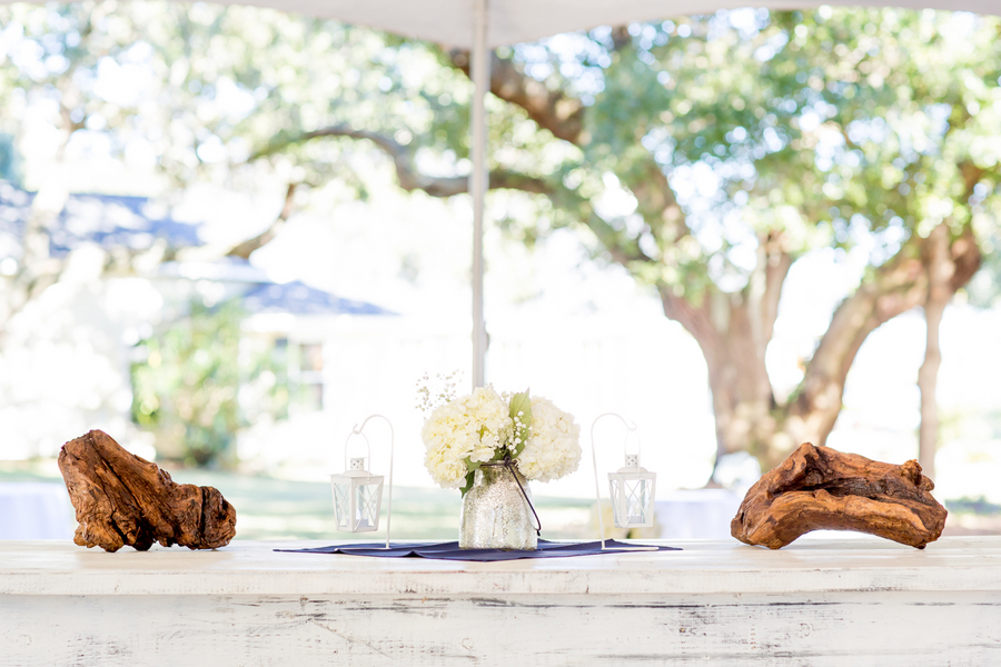 Coastal wedding details at Sunnyside Plantation wedding