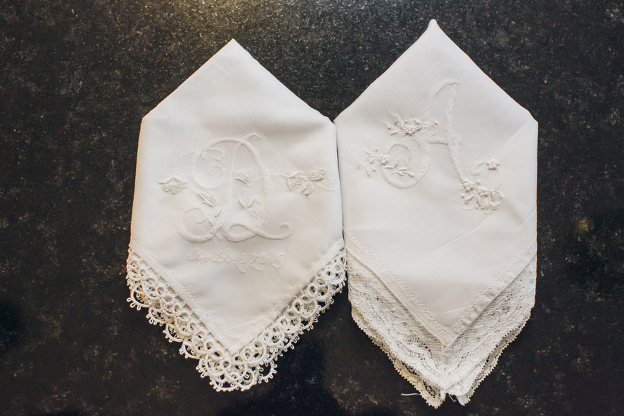 Charleston Wedding Handkerchief