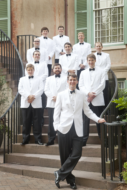 White Dinner Jackets - Bridal Party