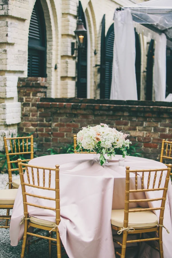 Gold & pink wedding at William Aiken House in Charleston, SC