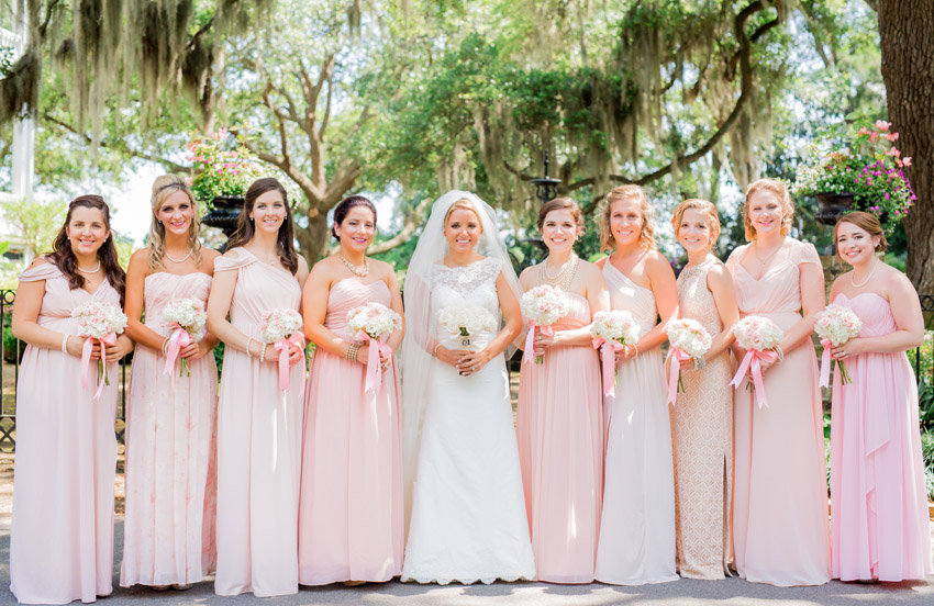 Pale Pink bridesmaids dress by Jessica Roberts Photography