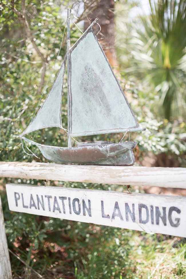Plantation Landing wedding ceremony on Wilmington Island by Lyndi J. Photography