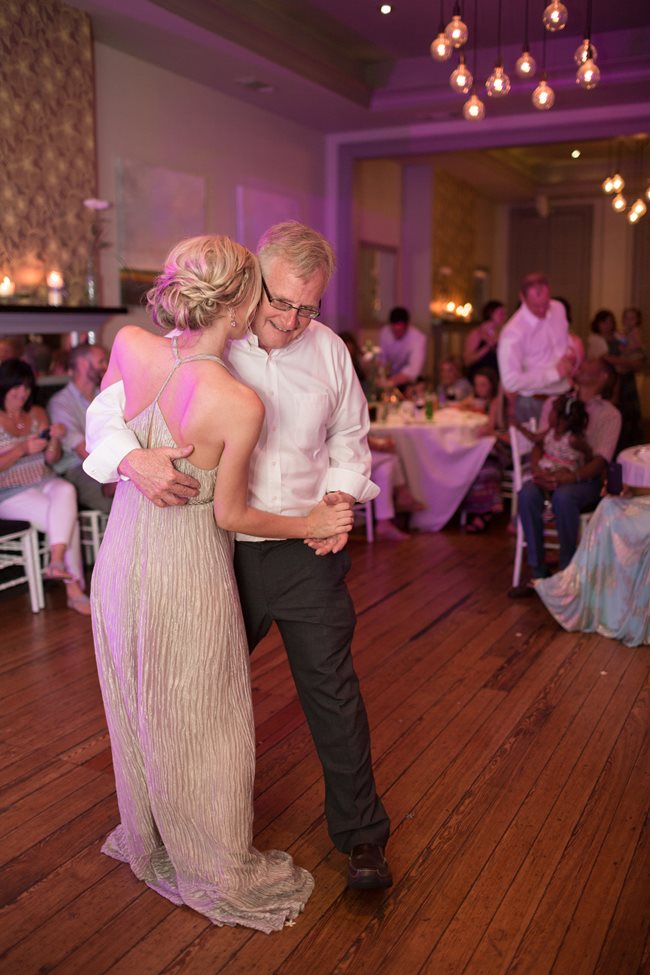 Father Daughter dance at 10 Downing Wedding reception by Lyndi J Photography