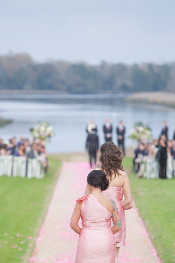 Middleton Place Wedding ceremony at Butterfly Lakes