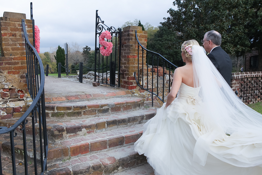 Middleton Place Wedding ceremony at Butterfly Lakes