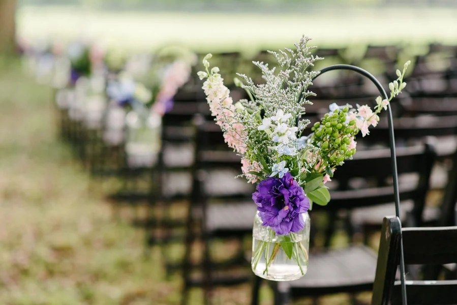 Purple Wadmalaw Island Wedding by Riverland Studios