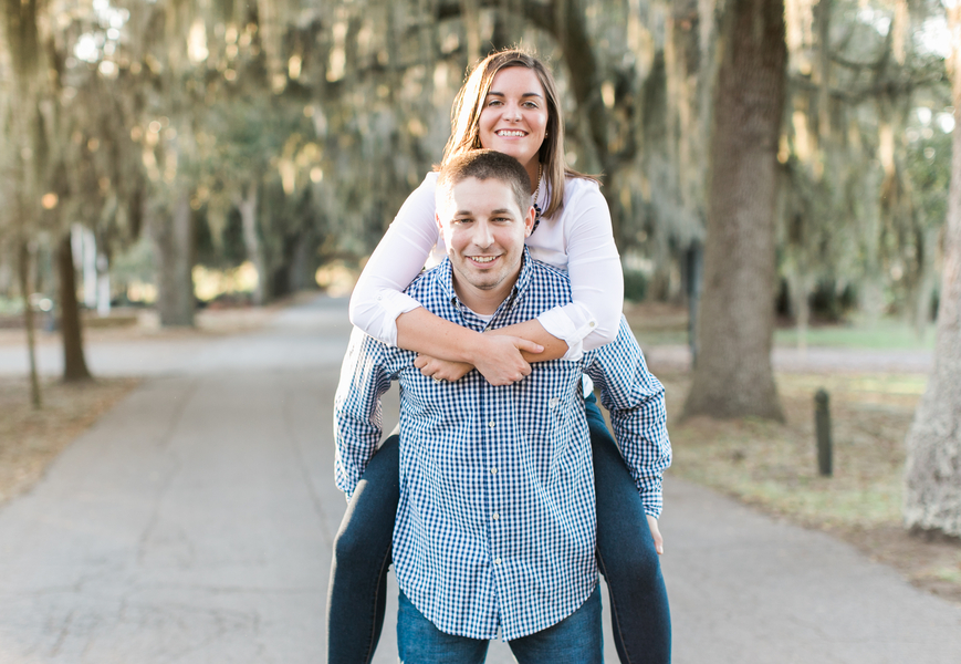 Katie + Ramsey's Savannah Wedding Engagement at Bethesda Academy by Chloe Giancola Photography