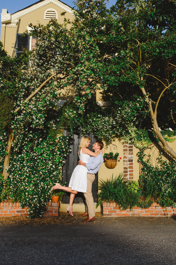 Chelsea + Todd's Charleston Engagement Session by Priscilla Thomas Photography