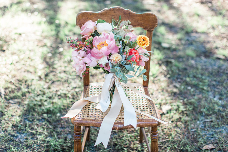 Savannah Wedding Inspiration with pastel flowers by Colonial House of Flowers and Apt B Photography
