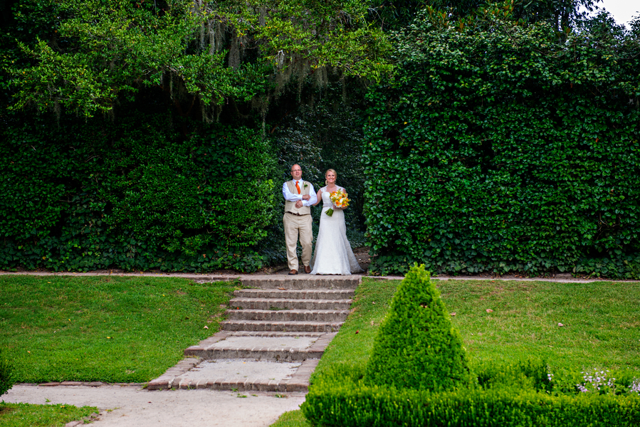 at Will + Dana's Middleton Place Wedding Ceremony in Charleston, Sc