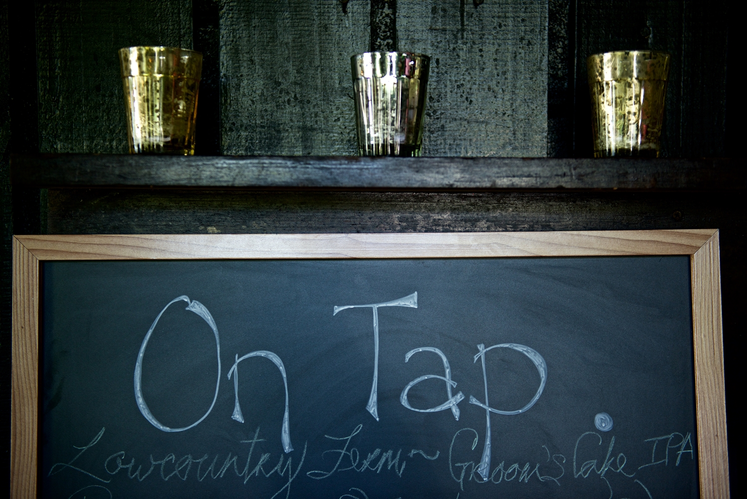 Beers on Tap from Revelry Brewing Co. at Christine Kohler + Brook Bristow's Summer Old Wide Awake Plantation wedding in Charleston, Sc by Yoj Events 