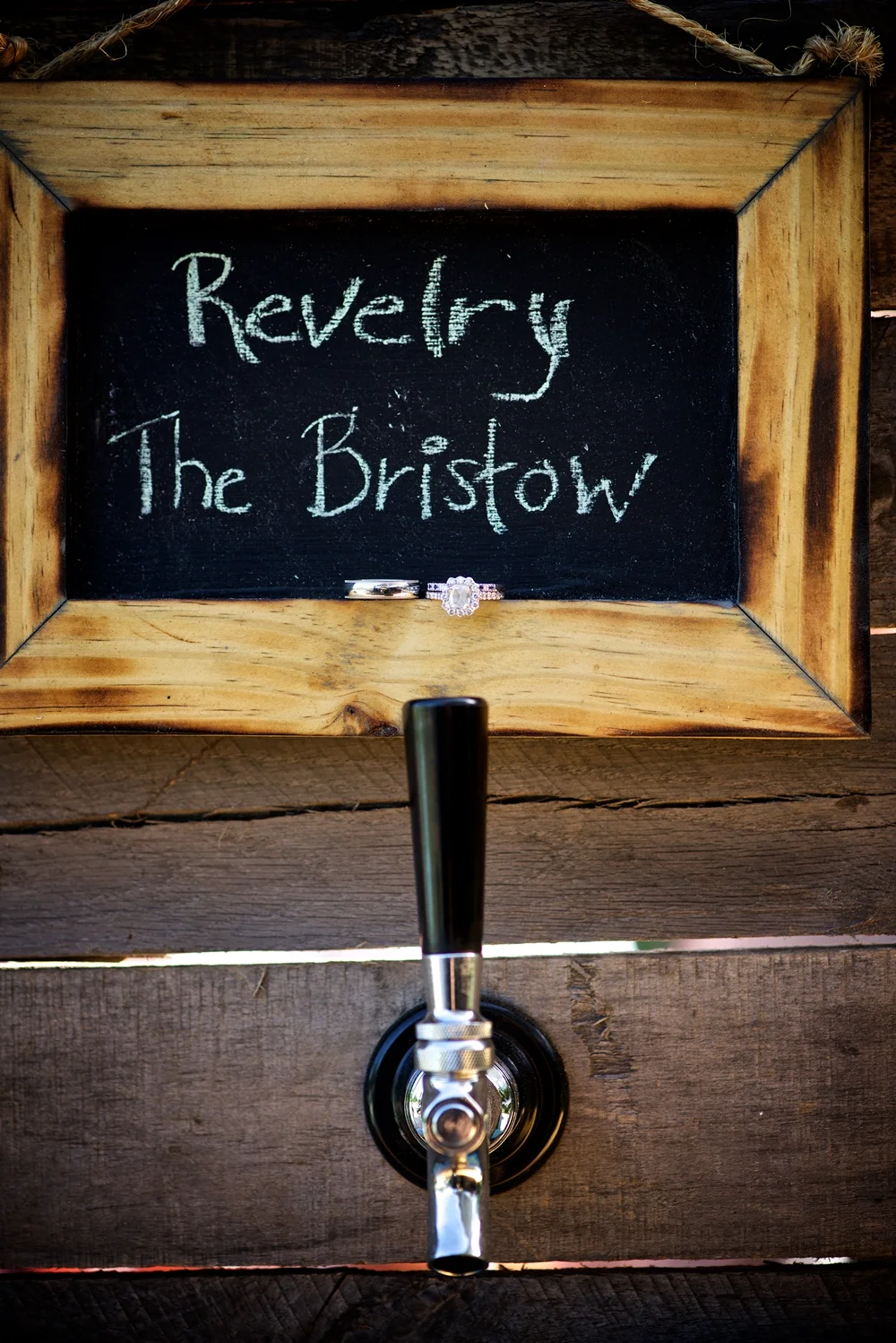 Beers on Tap from Revelry Brewing Co. at Christine Kohler + Brook Bristow's Summer Old Wide Awake Plantation wedding