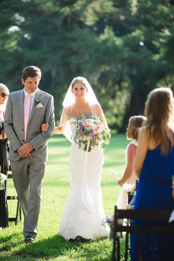 Magnolia Plantation Outdoor Wedding Ceremony by JoPhoto