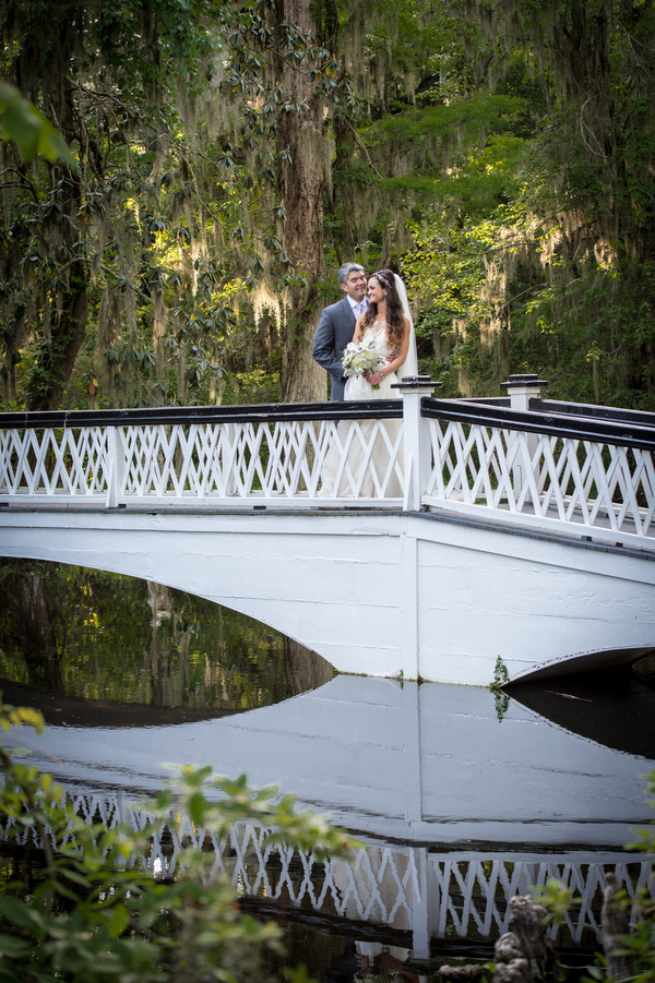 Lea + JJ's Magnolia Plantation and Gardens wedding sign in Charleston, SC by Pure Luxe Bride