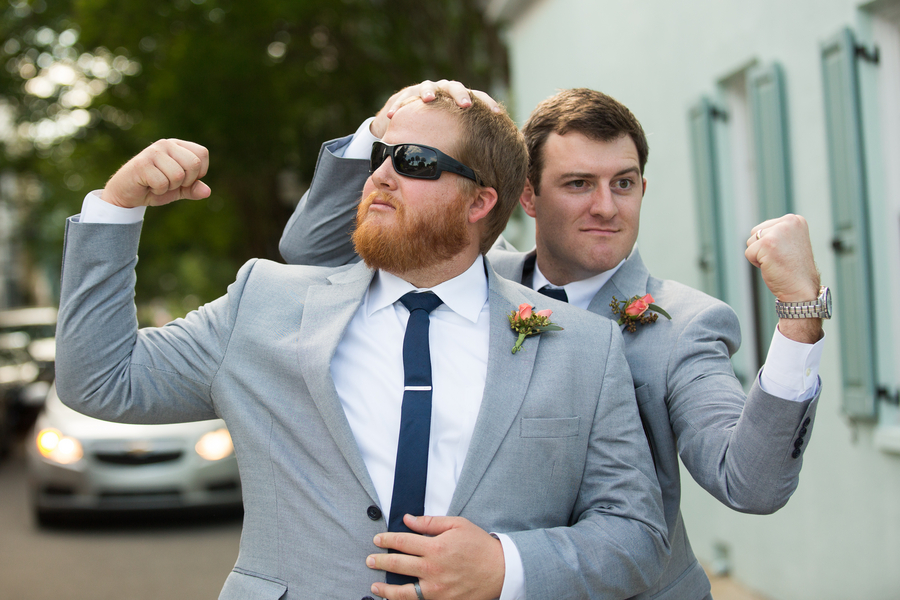Groomsmen at Charleston wedding