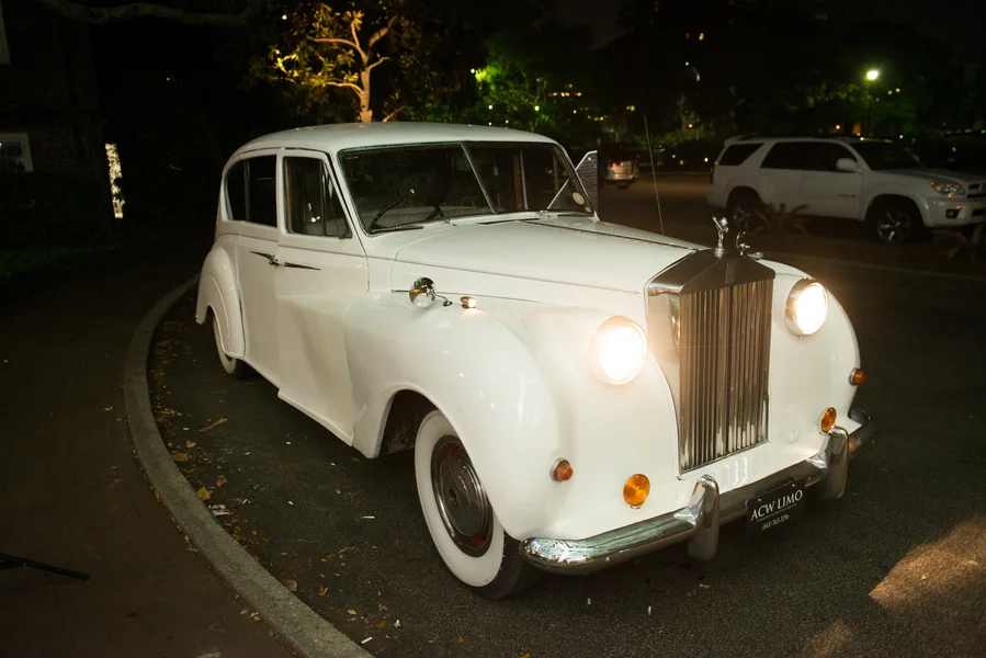 Charleston weding getaway car