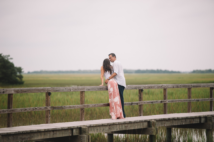 David + Meghan's Charleston Engagement on the docks 