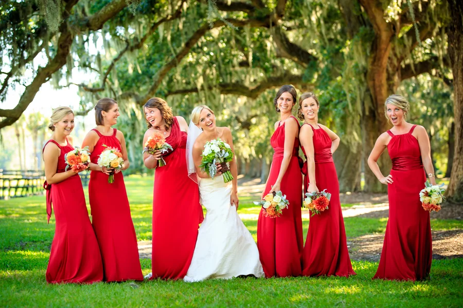 Boone Hall Plantation wedding at The Cotton Dock by David Strauss Photography