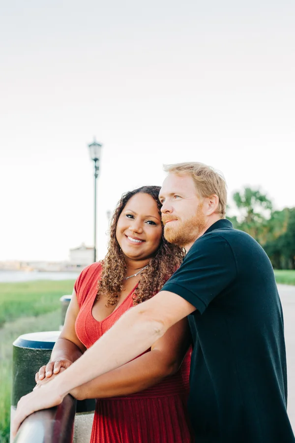 Downtown Charleston Engagement Session by Riverland Studios