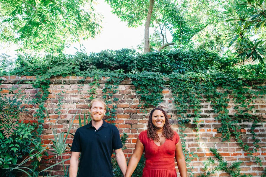 Downtown Charleston Engagement by Riverland Studios