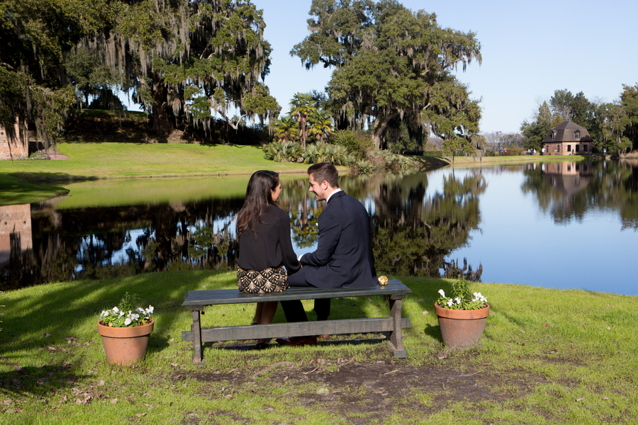 Middleton Place Proposal by Stacy Howell Photography