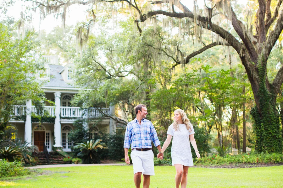 Wachesaw Plantation Engagement by Magnolia Photography