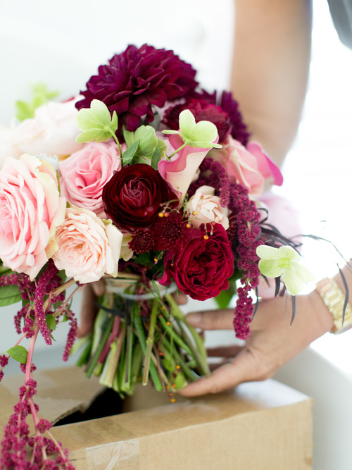 DIY Easy Bouquet Delivery by Savannah, GA florist Colonial House of Flowers and The Happy Bloom
