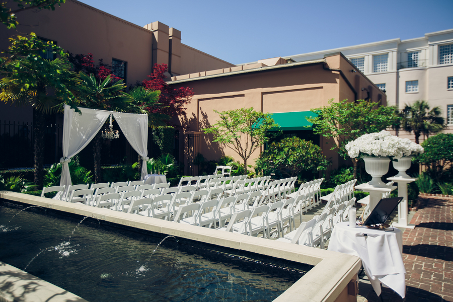 Planters Inn wedding ceremony