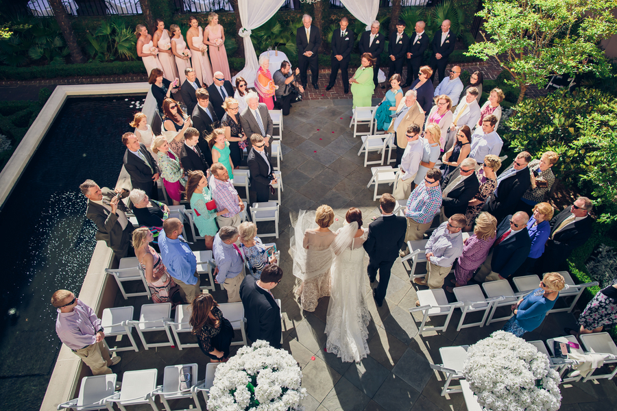 Planters Inn wedding ceremony