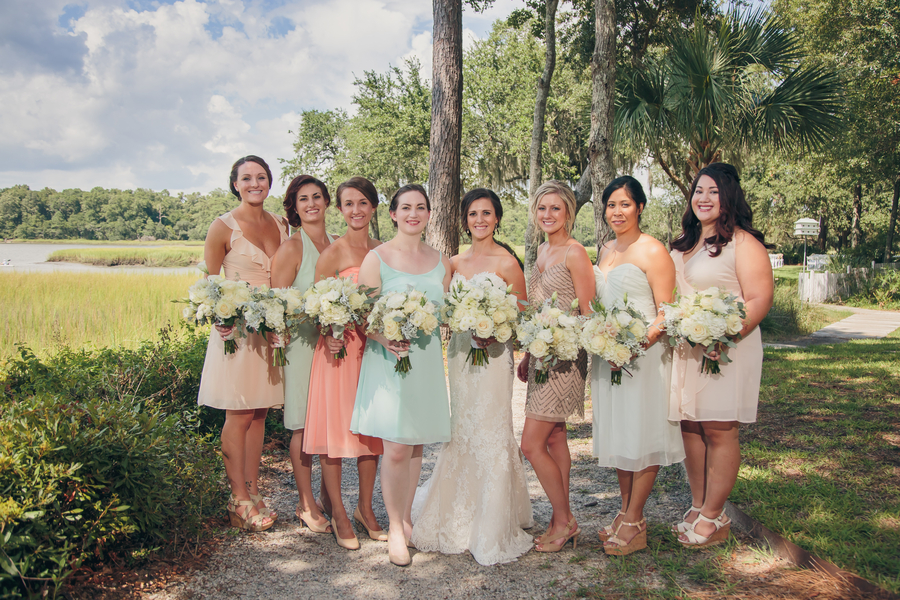 Bridesmaids in Pastels