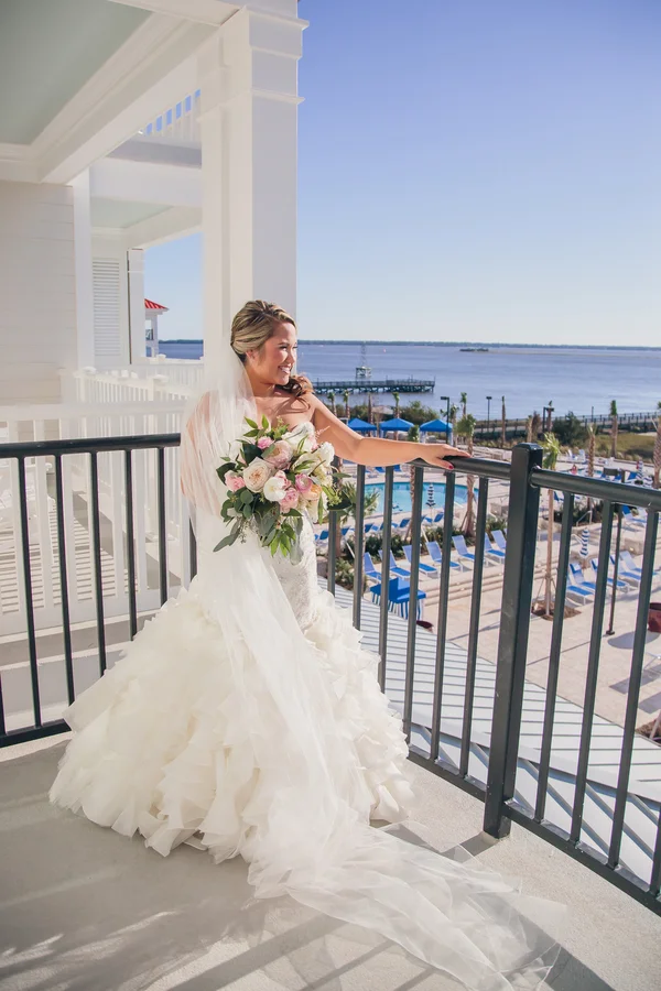 Charleston wedding at Patriots Point by Duvall Events