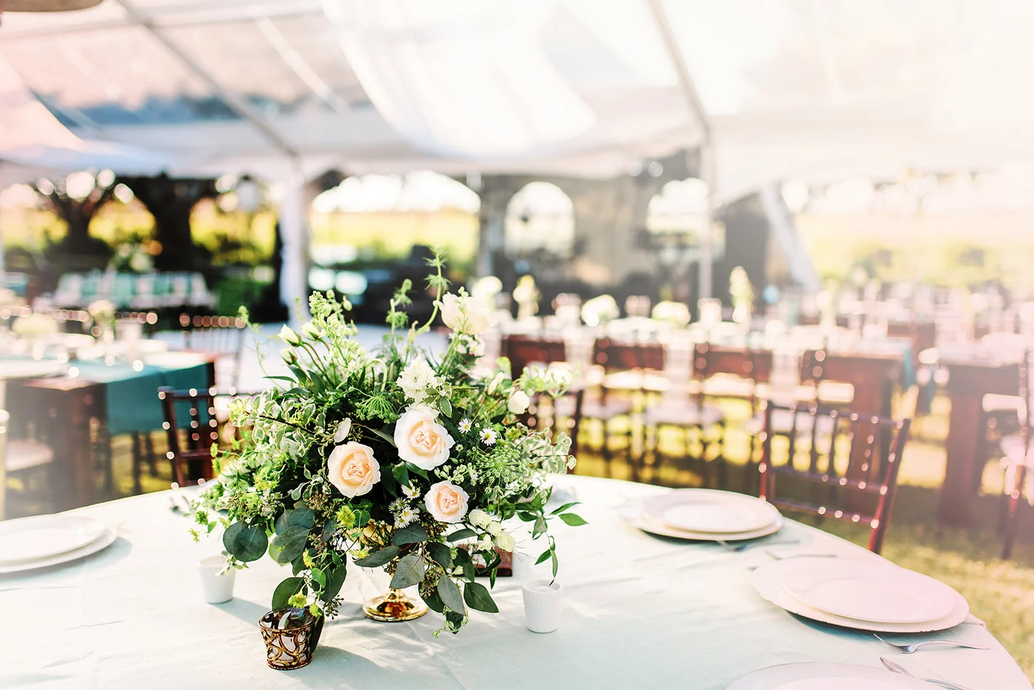 Teal wedding at Litchfield Plantation by Corina Silva