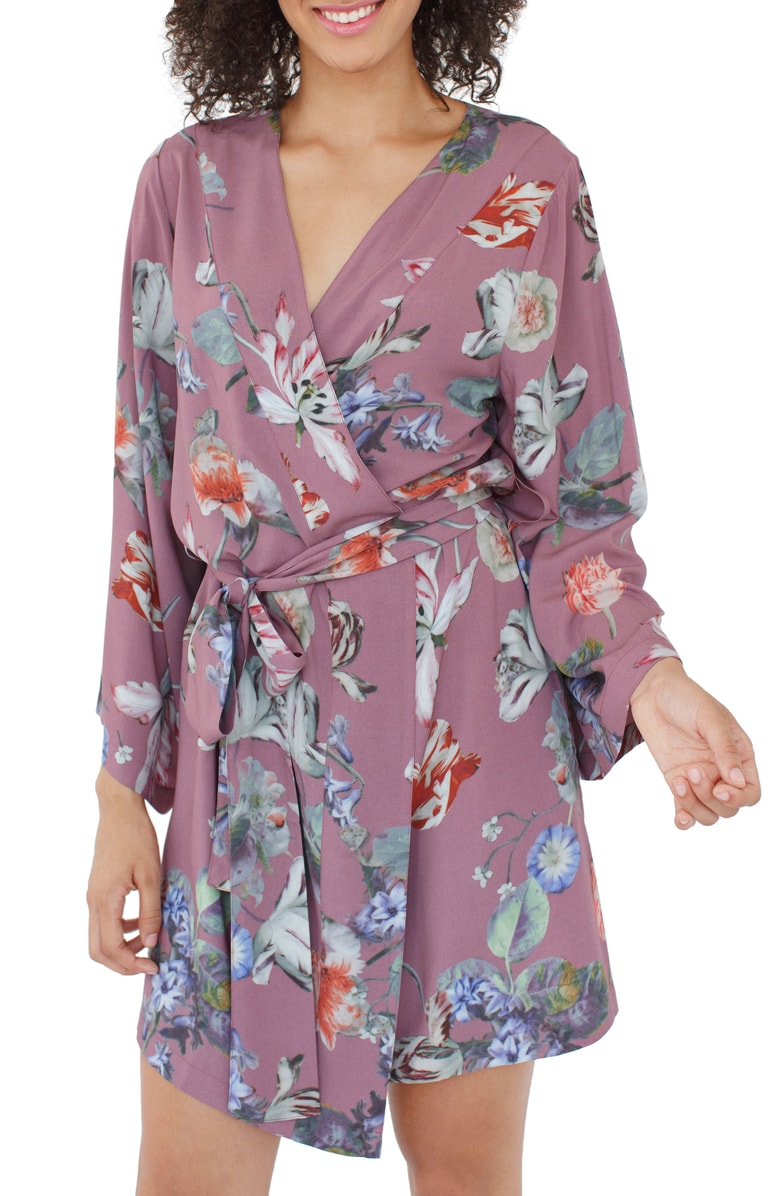 Plum Pretty Sugar - Floral Kimono Robe