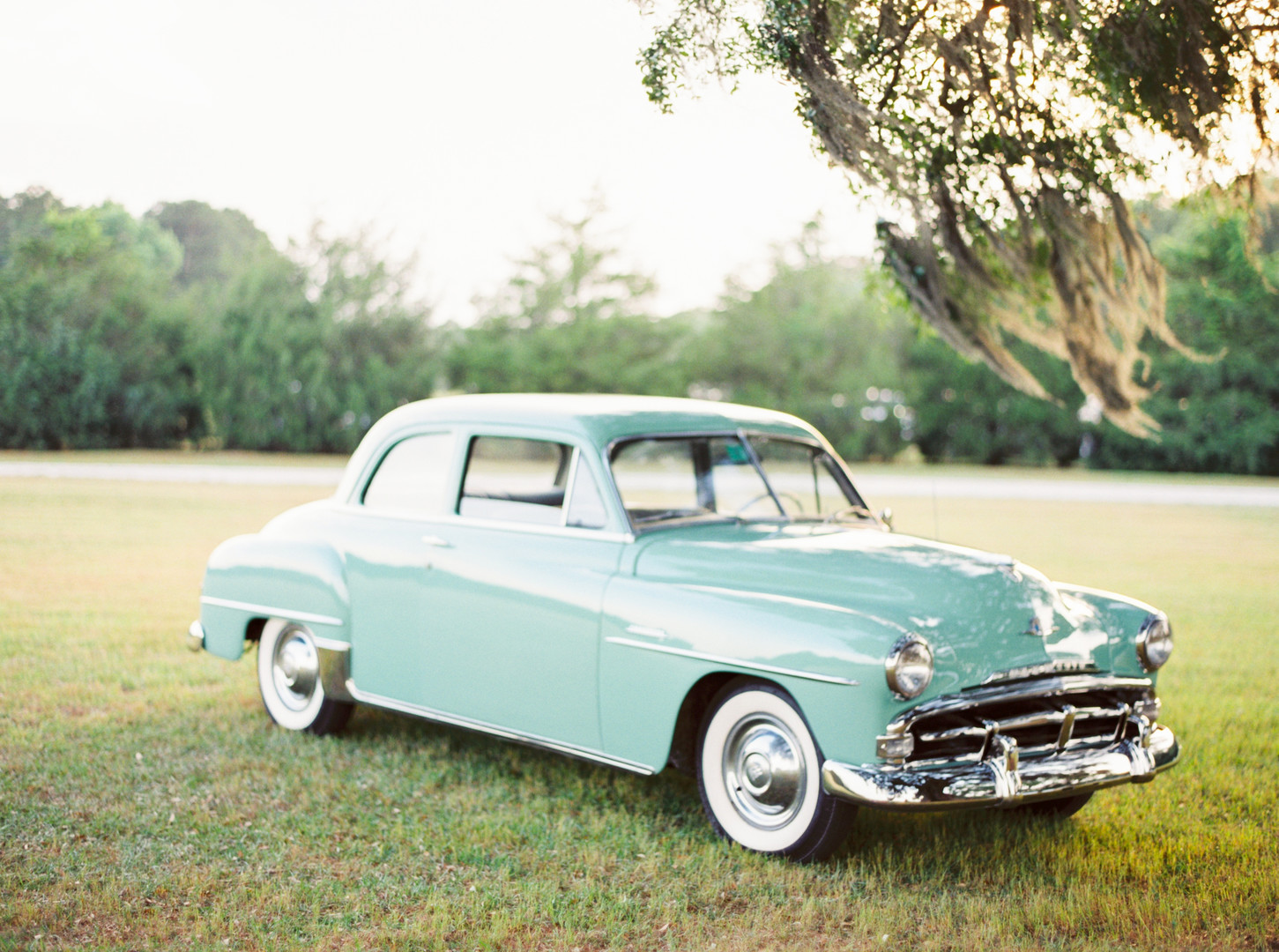 Vintage Wedding Getaway Car