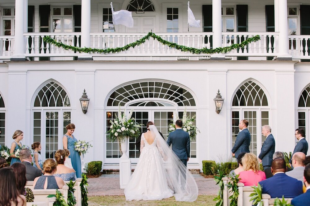 Lowndes Grove wedding ceremony