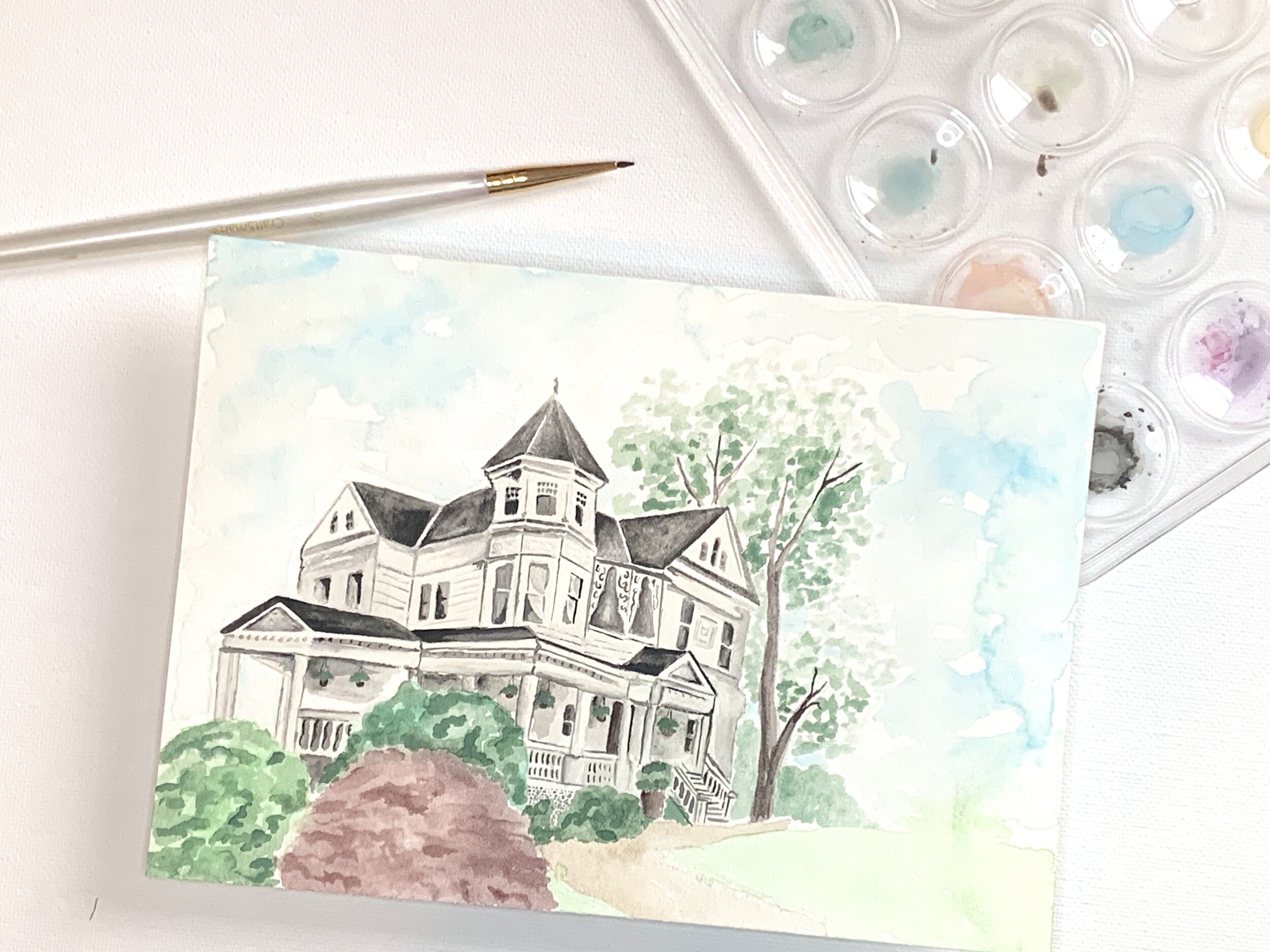 Watercolor Save The Dates