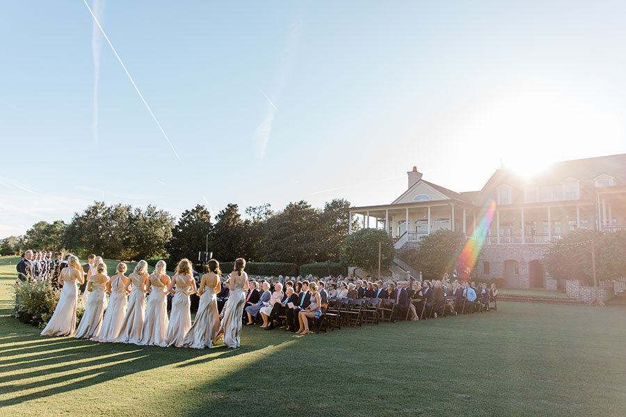 Outdoor Wedding Ceremony at Colleton River Club