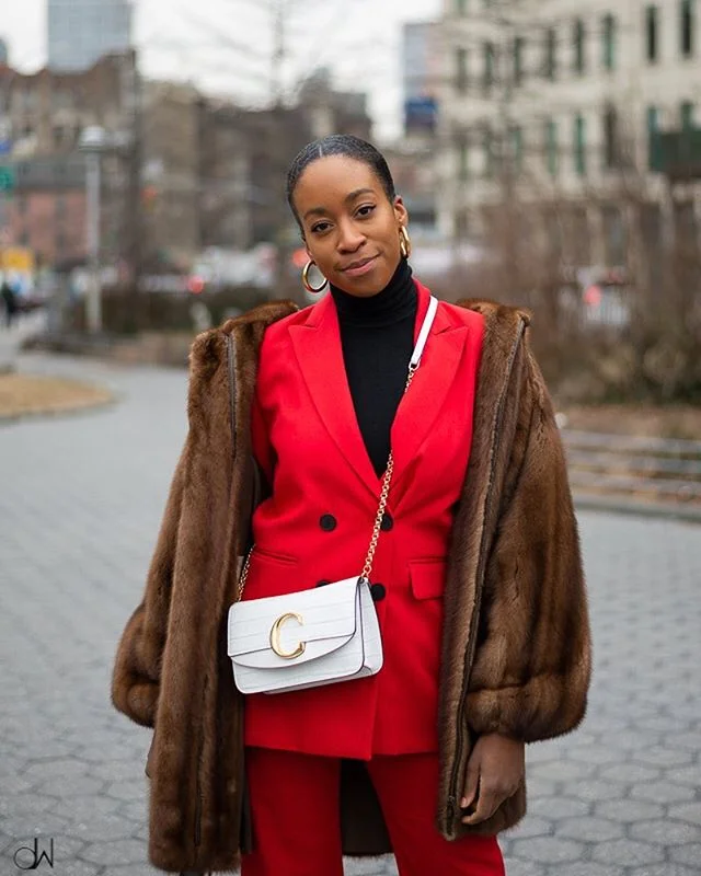&copy;David White Imagery
Vintage Chic
NYFW
.
.
.
#fw19 #nyfw #newyorkfashionweek #melanin #blackgirlmagic #streetstyle #streetphotographer #streetphotography #streetfashion #fashion #fashiontrends #portraitphotographer #portraiture #fashionshow #coa