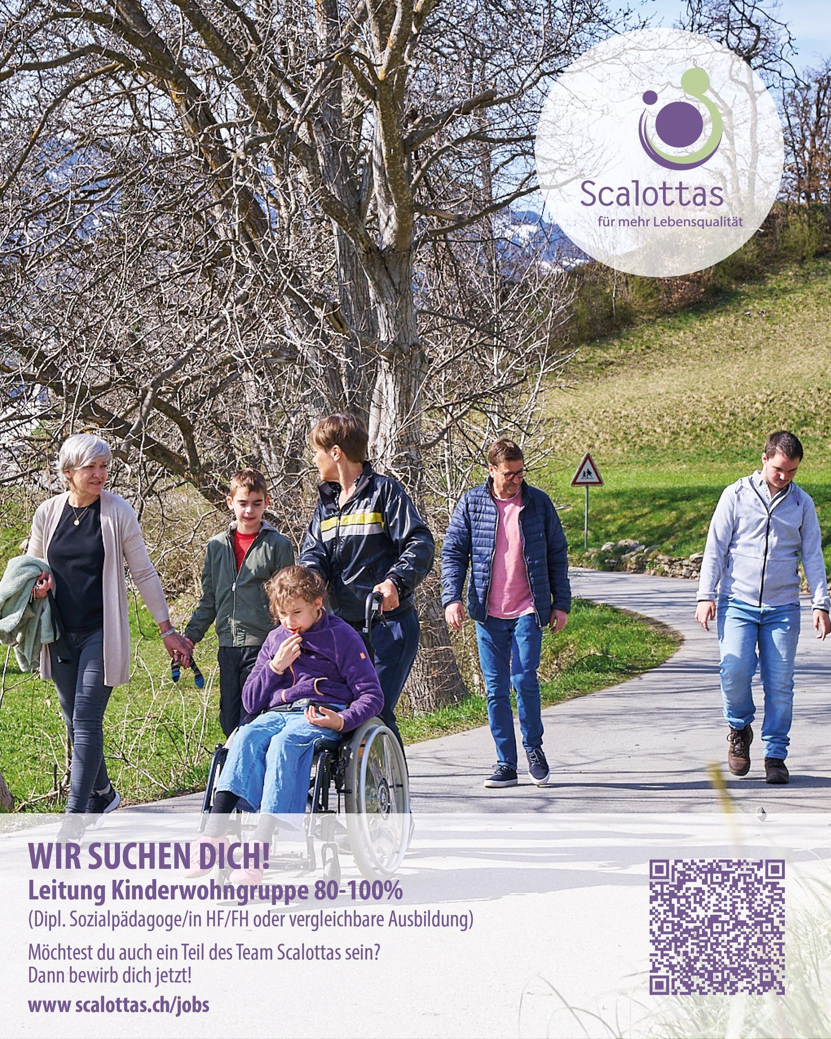 📢 Leitung Kinderwohngruppe (80-100 %) gesucht!

Du &uuml;bernimmst Verantwortung, f&uuml;hrst ein Team und begleitest Kinder und Jugendliche in ihrem Alltag. Eine vielseitige F&uuml;hrungsaufgabe mit Sinn und Gestaltungsspielraum.

👉 Weitere Inform