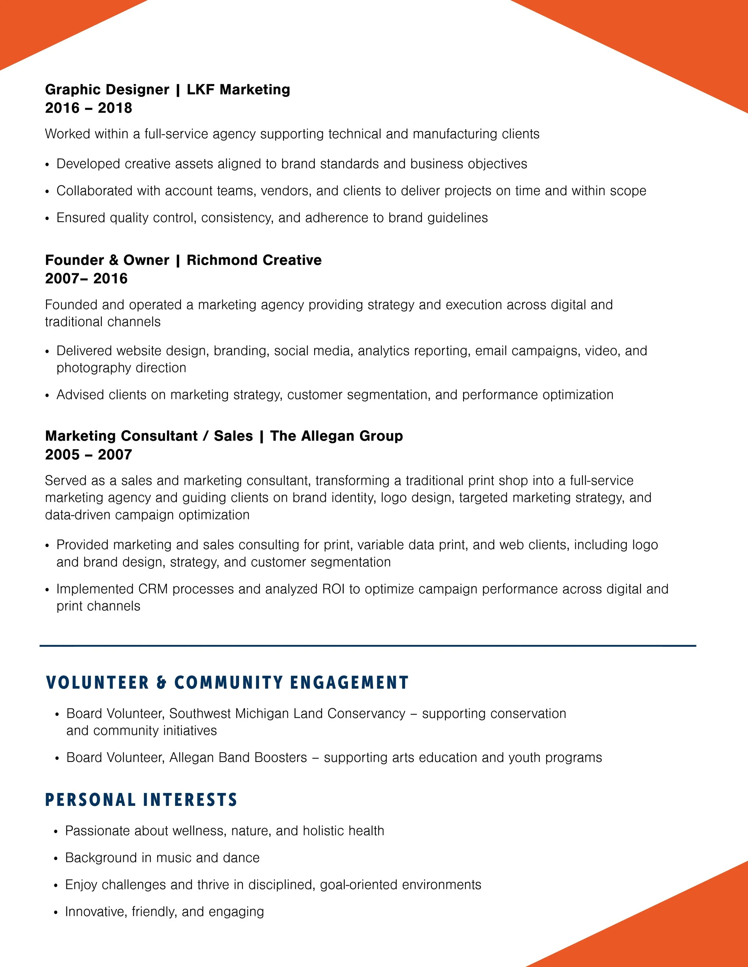 Gerah Dutkiewicz Resume pg 2