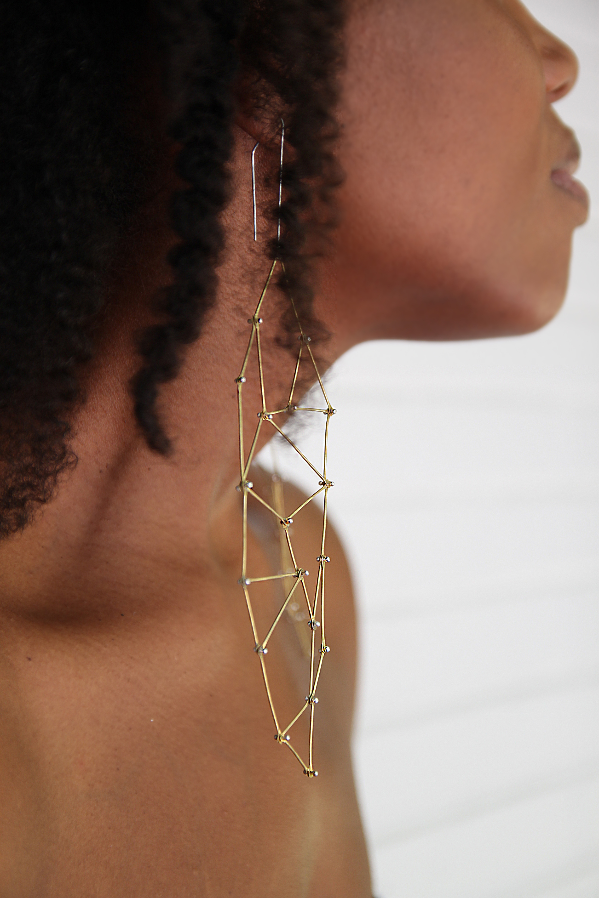 Pulled Geometric Earrings